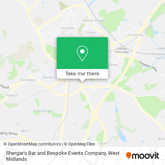 Shergar's Bar and Bespoke Events Company map