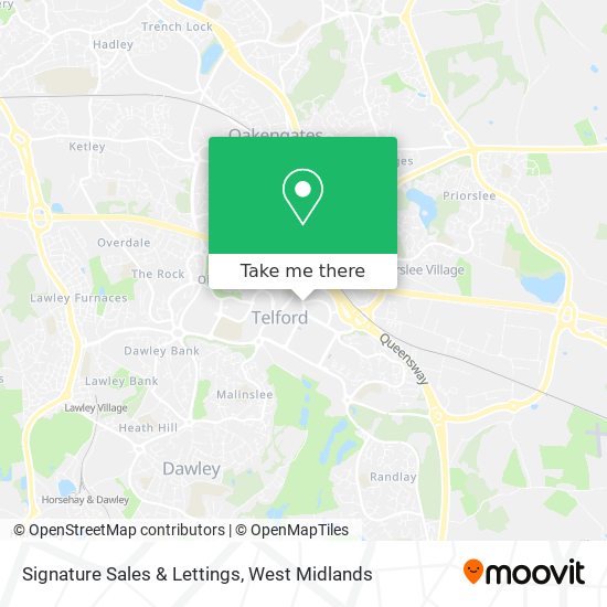 Signature Sales & Lettings map