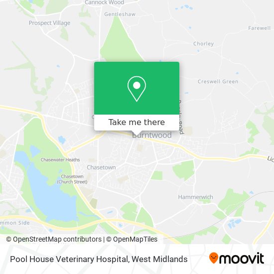 Pool House Veterinary Hospital map