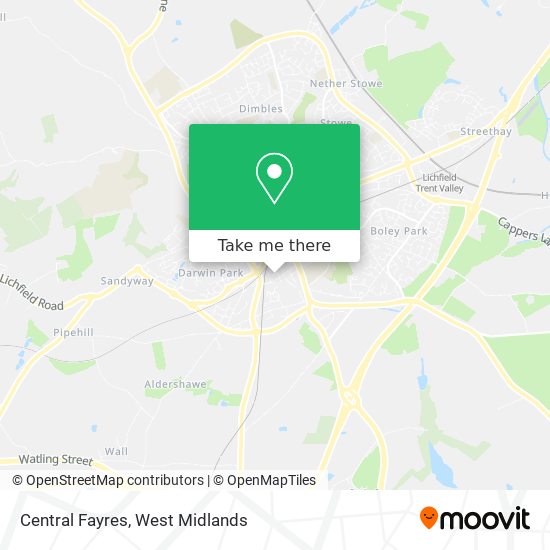 Central Fayres map