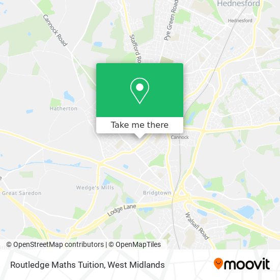 Routledge Maths Tuition map