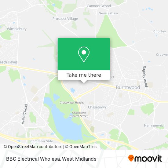 BBC Electrical Wholesa map