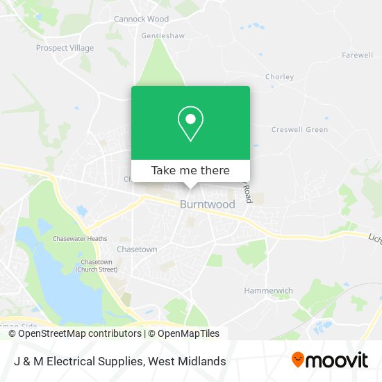 J & M Electrical Supplies map