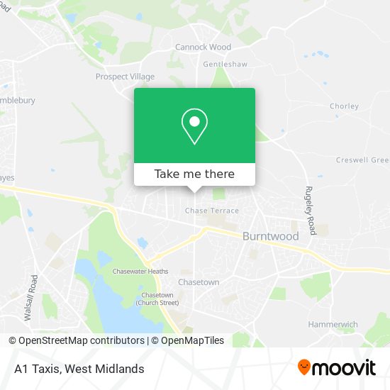 A1 Taxis map