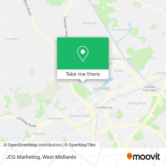 JCG Marketing map