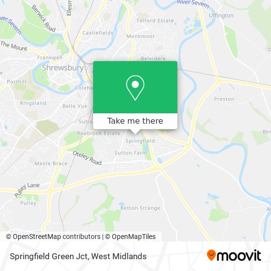 Springfield Green Jct map