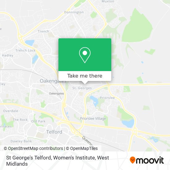 St George's Telford, Women's Institute map