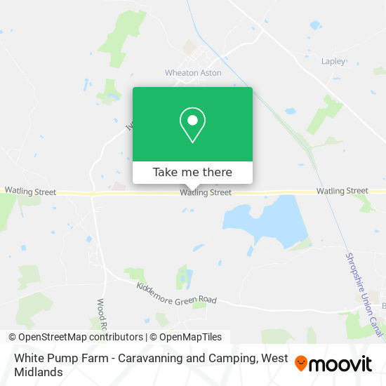 White Pump Farm - Caravanning and Camping map