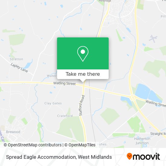 Spread Eagle Accommodation map