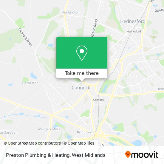Preston Plumbing & Heating map