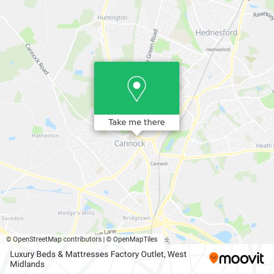 Luxury Beds & Mattresses Factory Outlet map