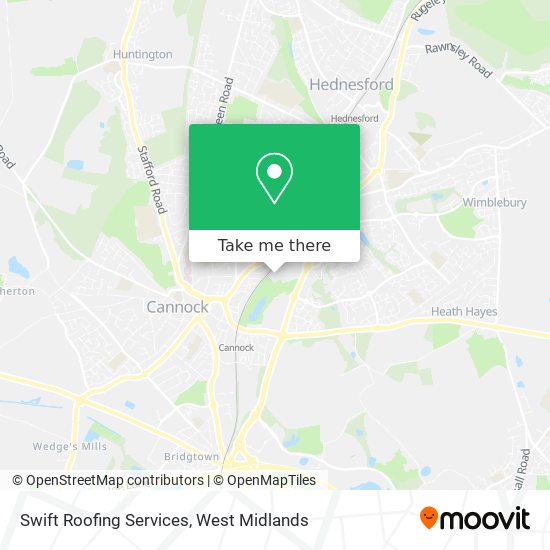 Swift Roofing Services map