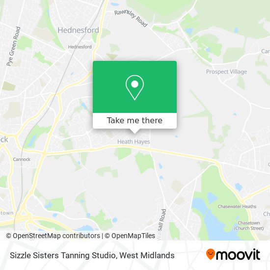Sizzle Sisters Tanning Studio map