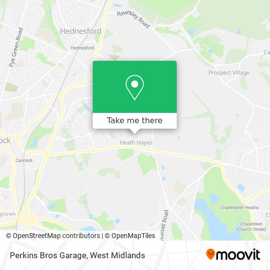 Perkins Bros Garage map