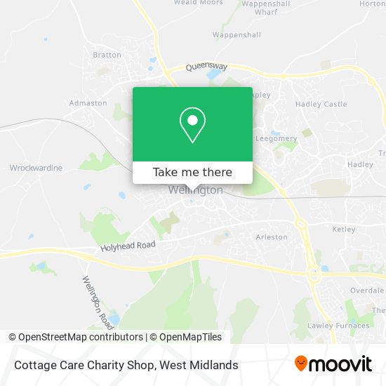 Cottage Care Charity Shop map