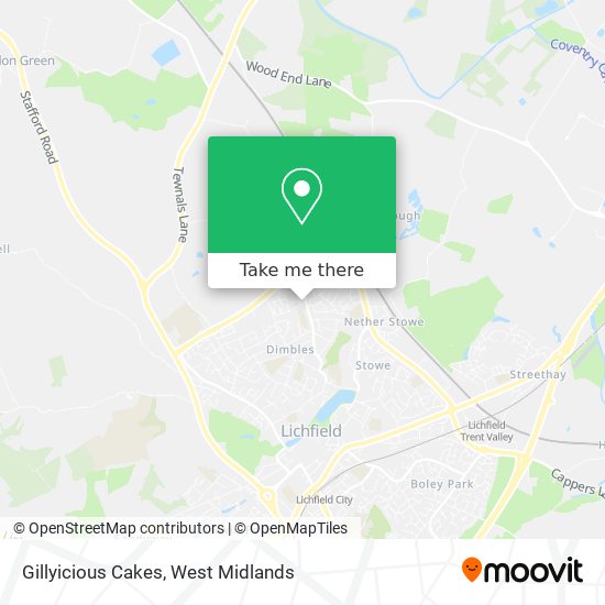 Gillyicious Cakes map