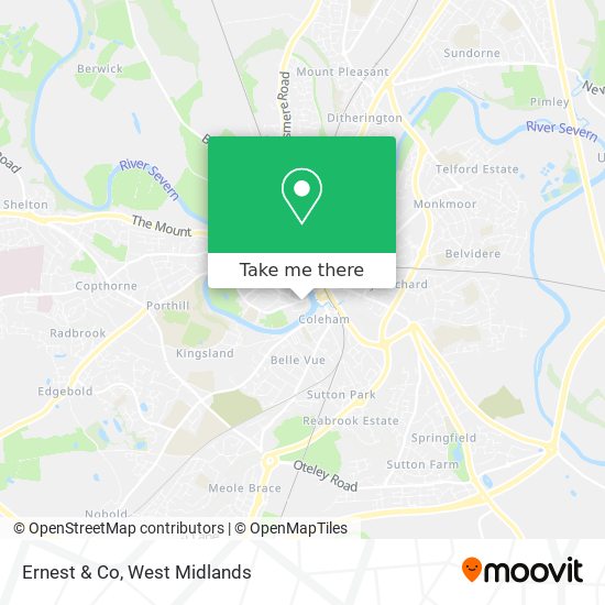 Ernest & Co map