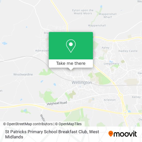 St Patricks Primary School Breakfast Club map