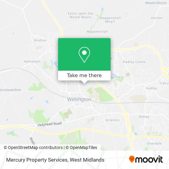 Mercury Property Services map