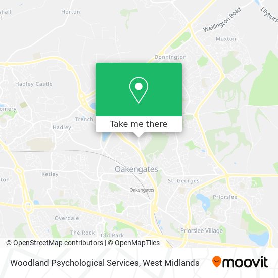 Woodland Psychological Services map