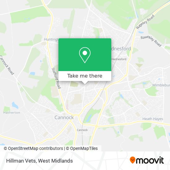 Hillman Vets map
