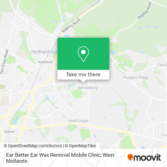 Ear Better Ear Wax Removal Mobile Clinic map