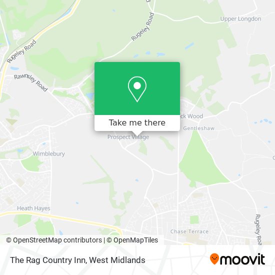 The Rag Country Inn map