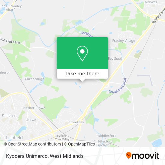 Kyocera Unimerco map