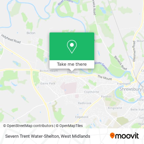 Severn Trent Water-Shelton map