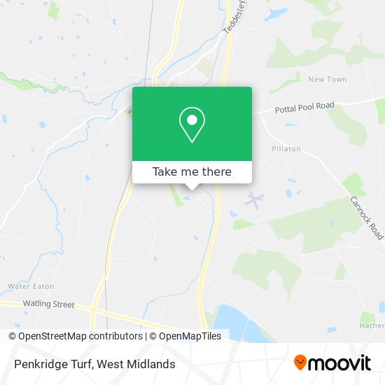 Penkridge Turf map