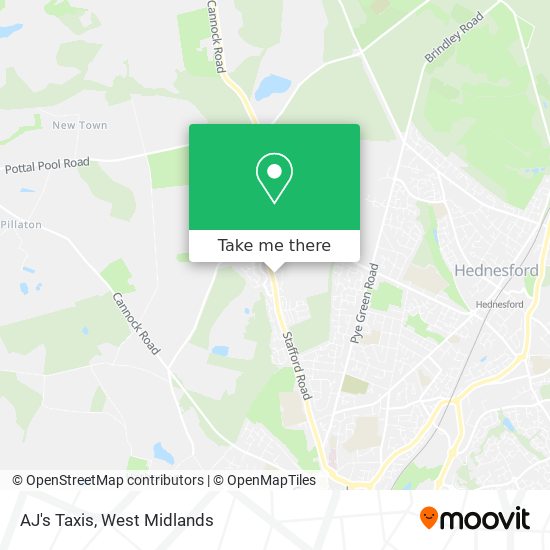 AJ's Taxis map