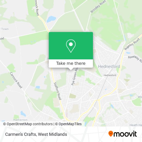 Carmen's Crafts map