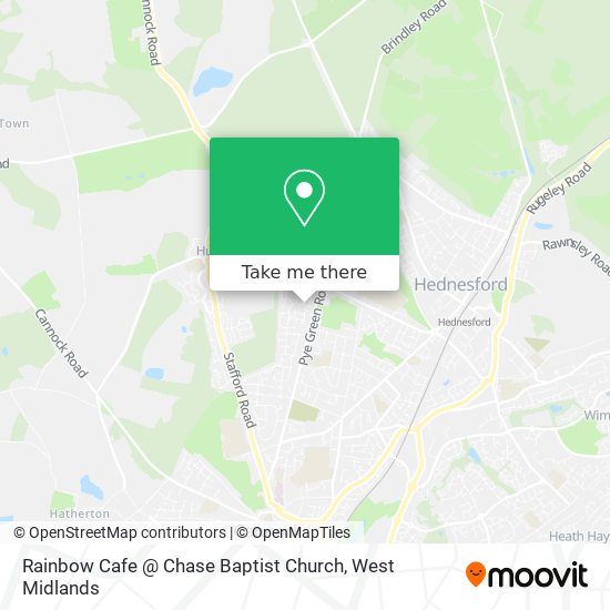 Rainbow Cafe @ Chase Baptist Church map