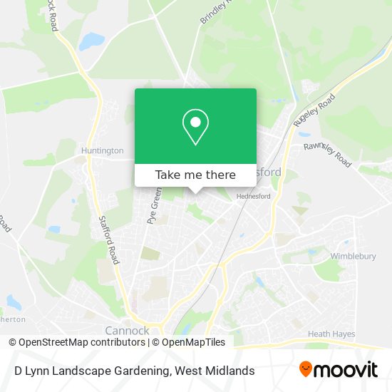 D Lynn Landscape Gardening map