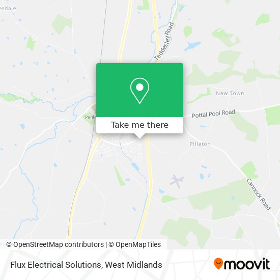 Flux Electrical Solutions map