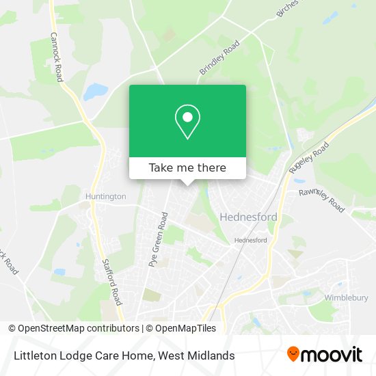 Littleton Lodge Care Home map