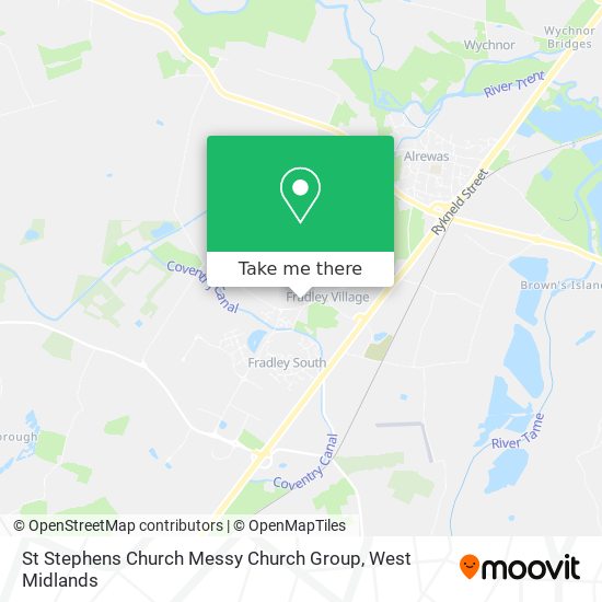 St Stephens Church Messy Church Group map
