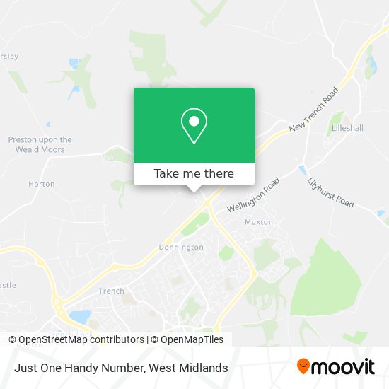 Just One Handy Number map