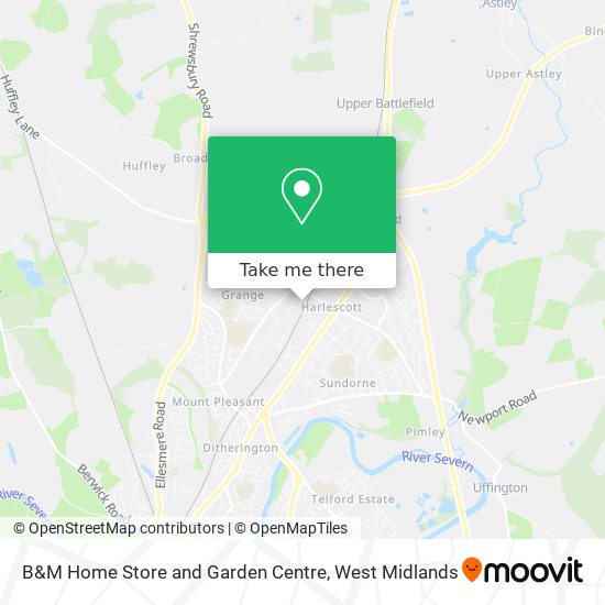B&M Home Store and Garden Centre map