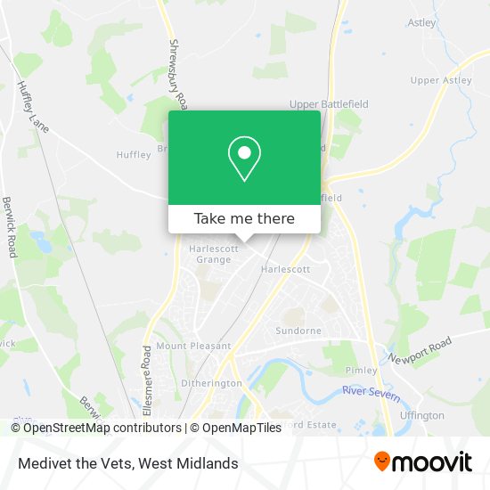 Medivet the Vets map