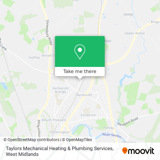 Taylors Mechanical Heating & Plumbing Services map