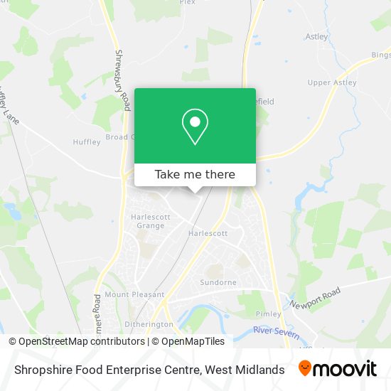 Shropshire Food Enterprise Centre map