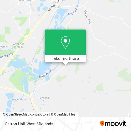 Catton Hall map