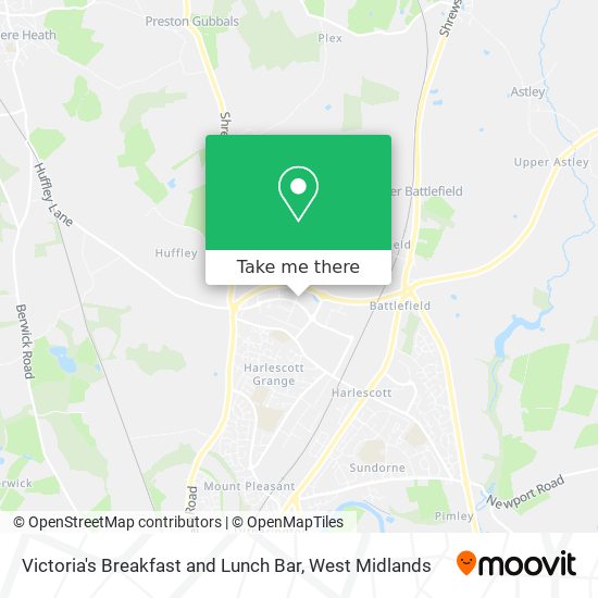 Victoria's Breakfast and Lunch Bar map