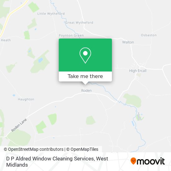 D P Aldred Window Cleaning Services map