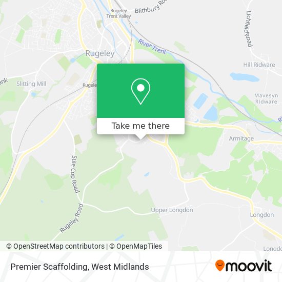 Premier Scaffolding map