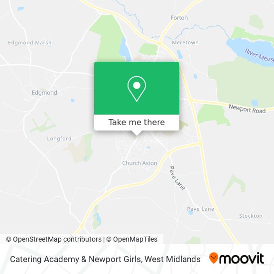 Catering Academy & Newport Girls map