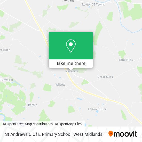 St Andrews C Of E Primary School map