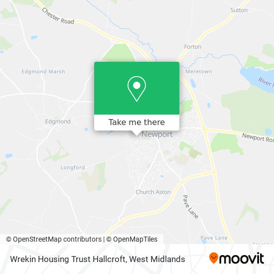 Wrekin Housing Trust Hallcroft map