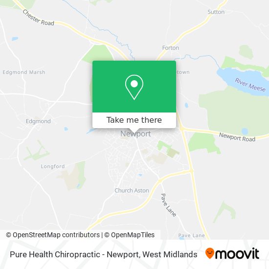 Pure Health Chiropractic - Newport map